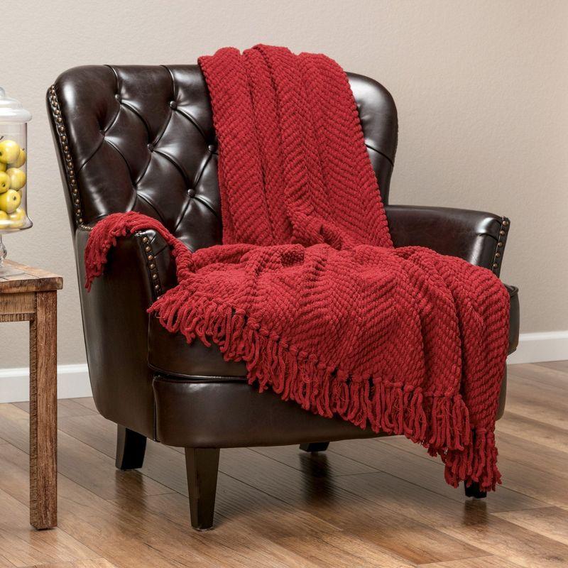Chanasya Textured Knitted Throw