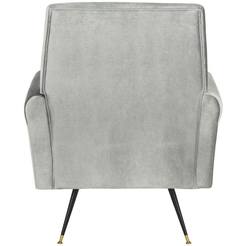 Mira Accent Chair - FOX6285 - Light Grey - Safavieh