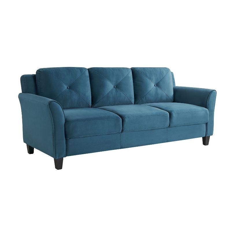 Lifestyle Solutions Harper Sofa Blue Velvet