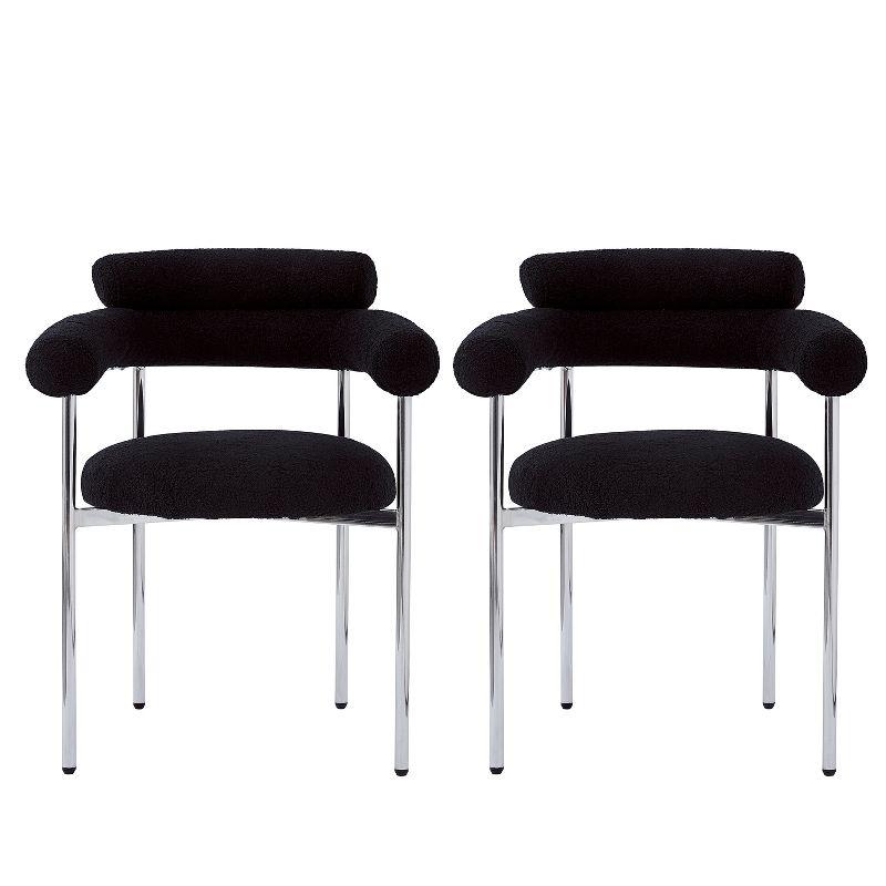 Christopher Knight Home Rylan Upholstered Armchair Dining Chairs
