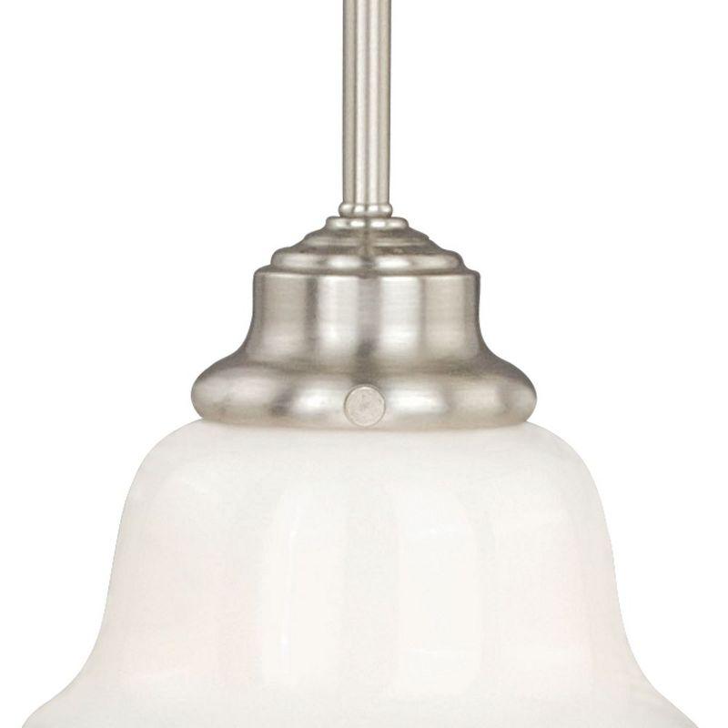 Huntley Oil Rubbed Bronze Mini Pendant with Glass Shade