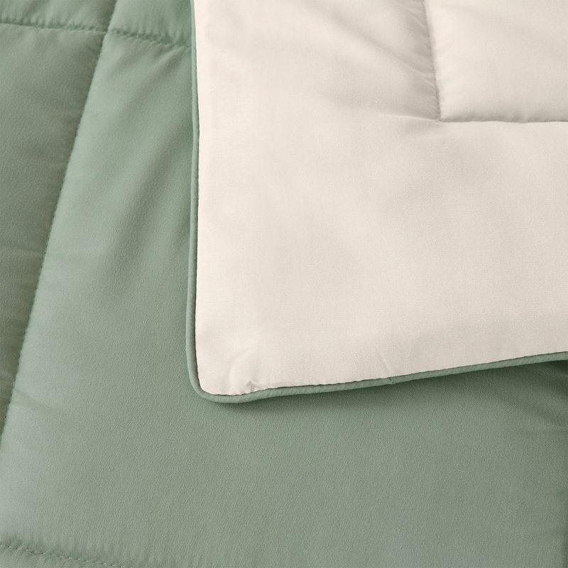 Solid Reversible Comforter and Sham Set - Great Bay Home