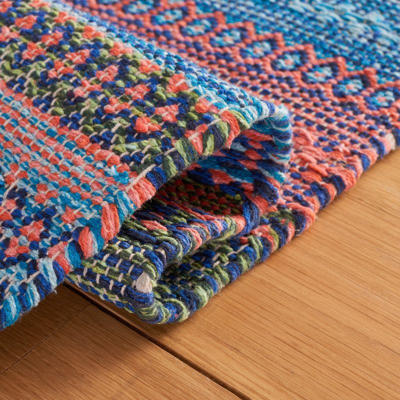 Kilim KLM475 Hand Woven Area Rug - Orange/Green - 8'x10' - Safavieh.