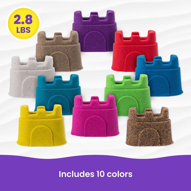 Kinetic Sand Castle Container Sand Art 10pk
