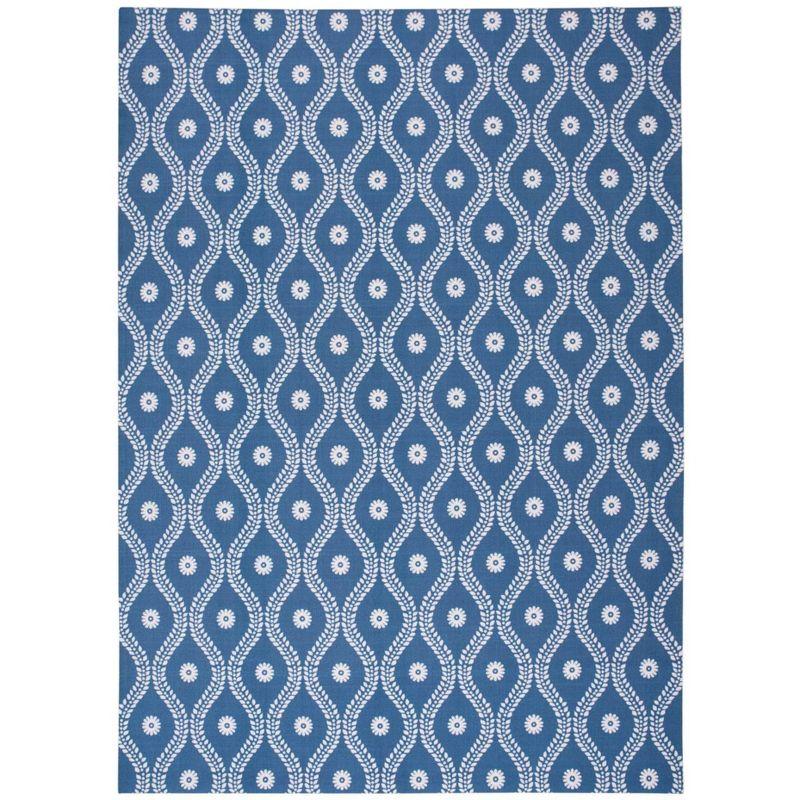 Nourison Home & Garden Navy Indoor/Outdoor Area Rug RS085 7'9" x 10'10"