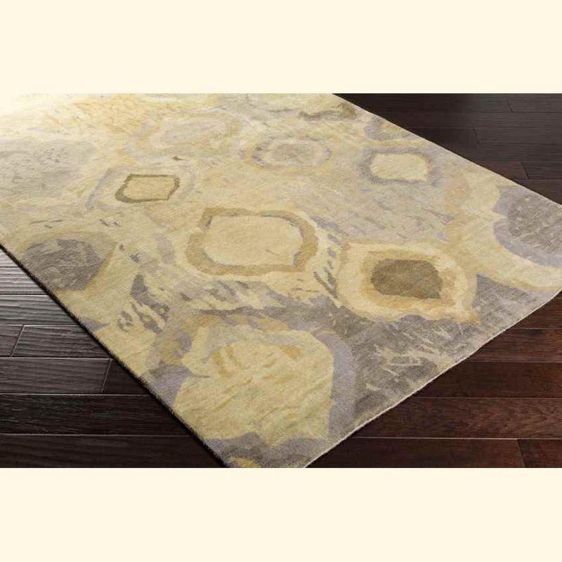 Alvan Hand-Knotted Gray Wool 2' x 3' Area Rug