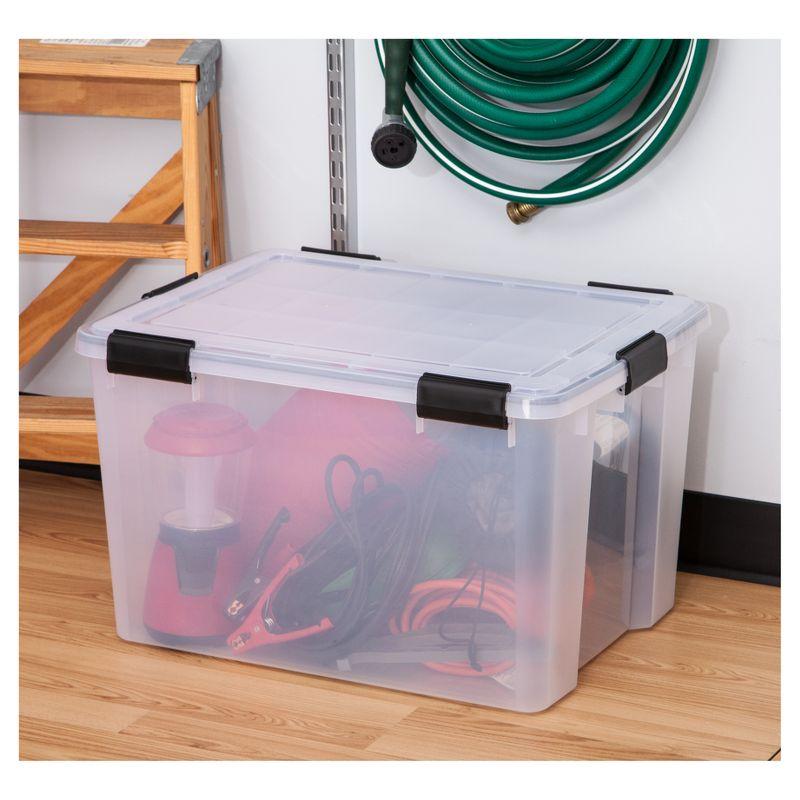 IRIS USA, Inc. 6.5 Qt./2 Gal. Weatherproof Storage Tote