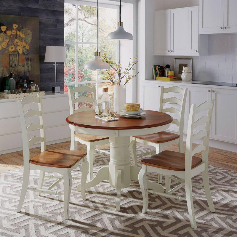5pc French Countryside Dining Set Off White - Homestyles