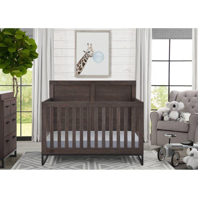 Simmons Kids' Foundry 6-in-1 Convertible Baby Crib