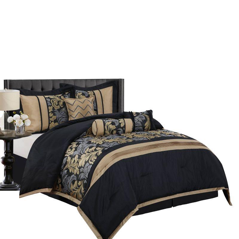 Pierre 7 Piece Luxury Glam Comforter Set