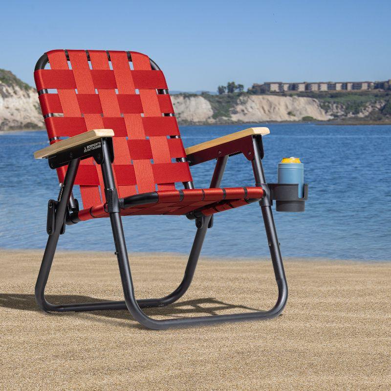 GoSports GoSports Outdoors WOVN Premium Beach & Camping Chair - Folding Backpack Chair for Adults