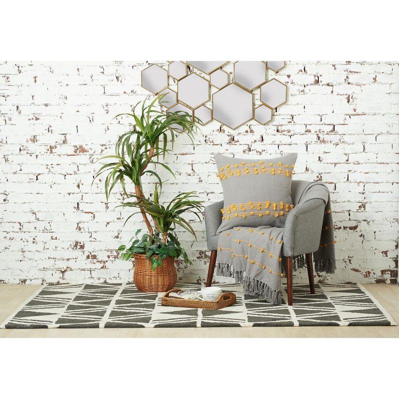 carol & frank Tabb Boulder Ochre 50" x 60" Throw Blanket