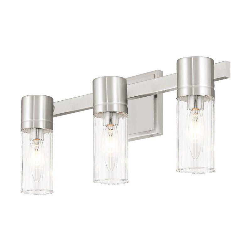 Livex Lighting Midtown 3 - Light Vanity in  Brushed Nickel