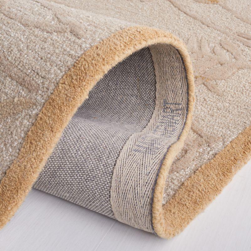 Martha Stewart Poppy Glossary - MSR3627 - Indoor Hand Tufted Runners - Nutshell/Brown - 2'6"x4'3"