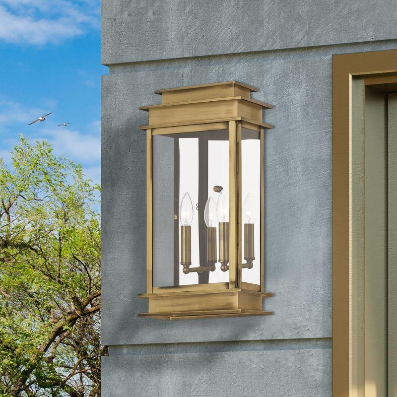Livex Lighting Princeton 2 - Light Wall Light in  Antique Brass
