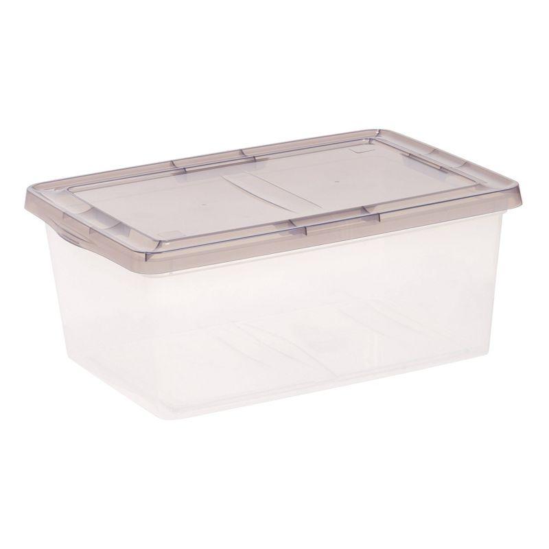 IRIS Snap Top Plastic Storage Bin