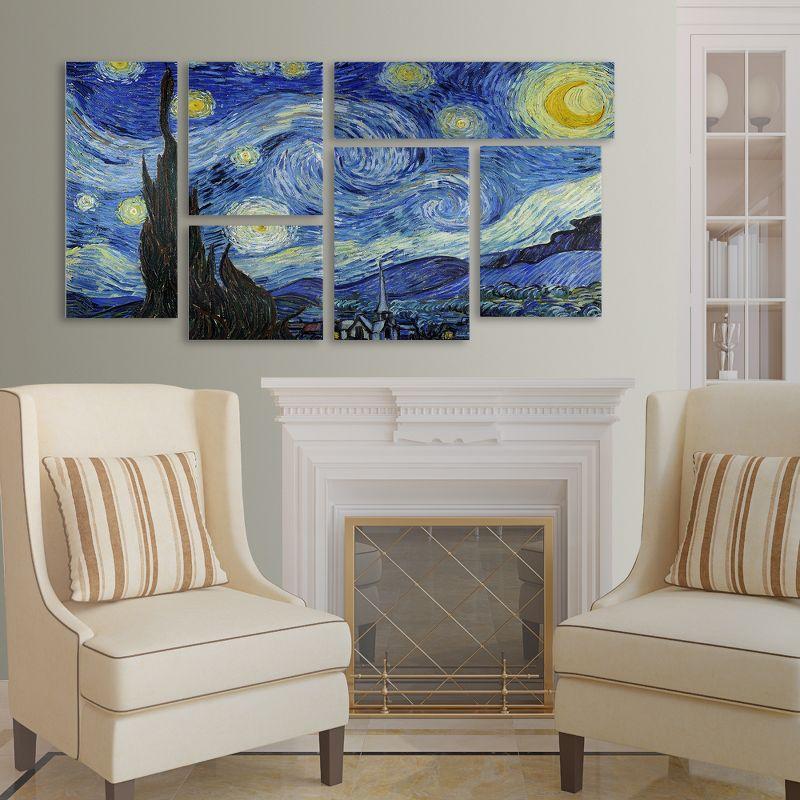 Vincent Van Gogh Starry Night Multi-Panel Canvas Art Set