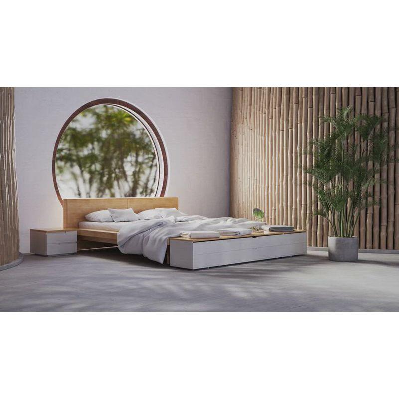 Sleepgram Bed Viscose from Bamboo Fiber Twin Bed Sheet Set with Flat Sheet, Fitted Sheet, and 2 Pillowcases, Made From Organic Bamboo, Sand