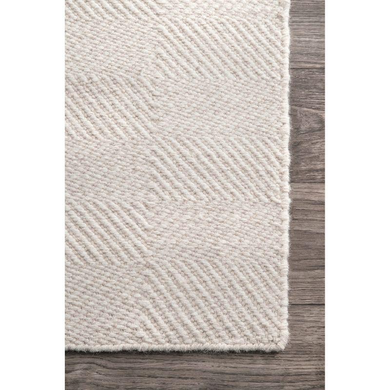 Nuloom Ago Geometric Wool Indoor Area Rug