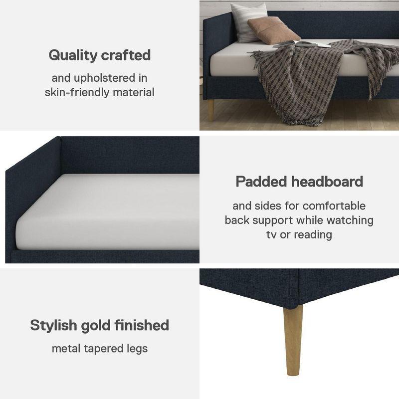 DHP Franklin Mid Century Daybed, Full, Navy Linen