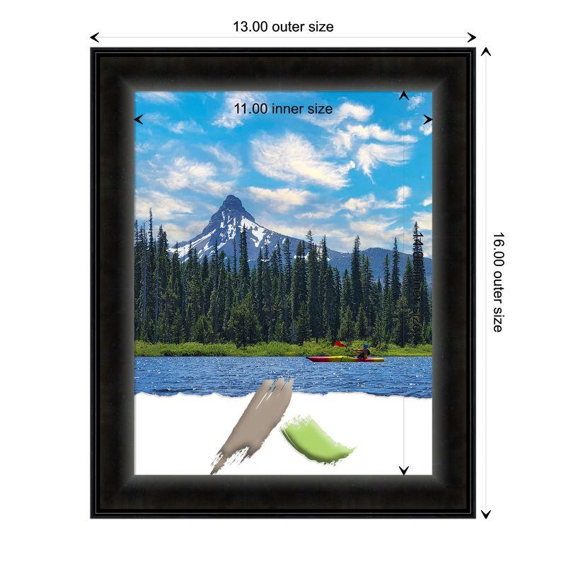 Amanti Art Madison Black Wood Picture Frame