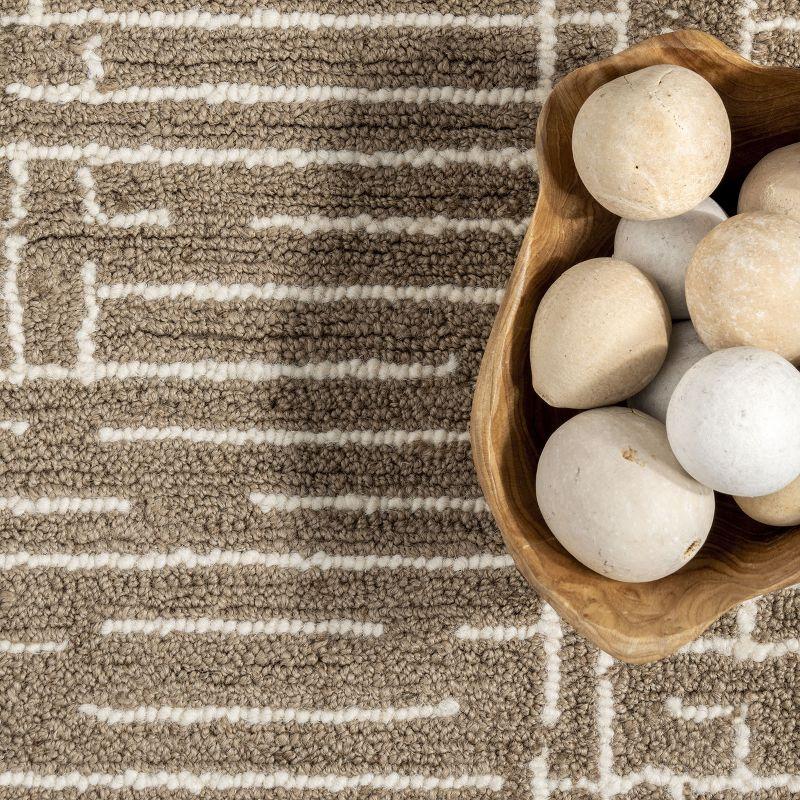 Arvin Olano x Rugs USA - Hive Jute and Wool Indoor Area Rug