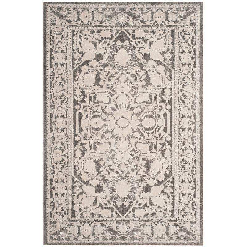 Reflection RFT665 Power Loomed Indoor Area Rug - 9'x12' - Dark Grey/Cream - Safavieh