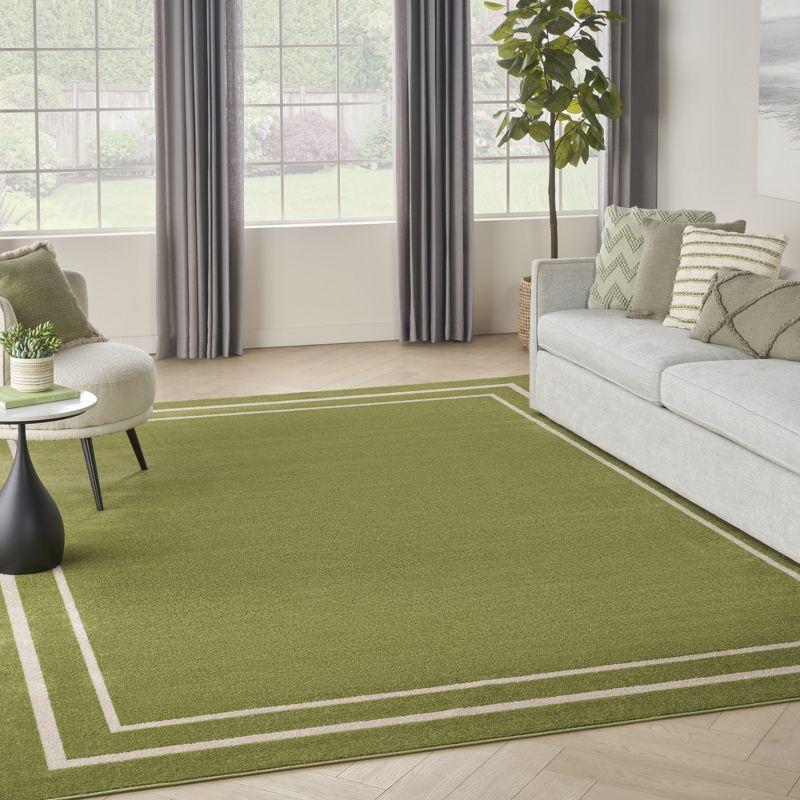 Nourison Essentials Bordered Indoor Outdoor Area Rug