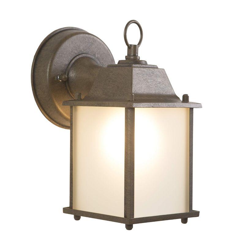 Yosemite Home Decor 5008IBR Tara Collection Incandescent Exterior Sconce, 4.5-Inch, Brown Frame