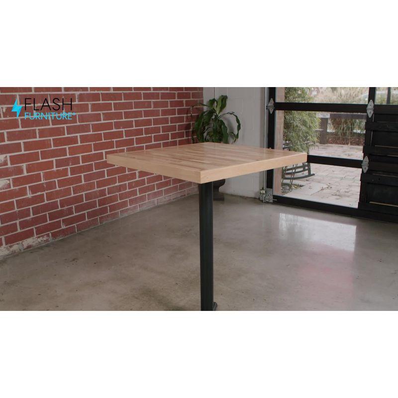Flash Furniture Mayfair Rectangle Butcher Block Style Table Top - Restaurant Table Top