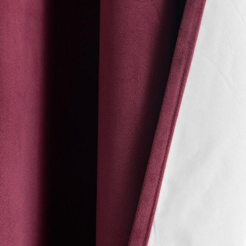 Prima Velvet Solid Blackout Polyester Curtain