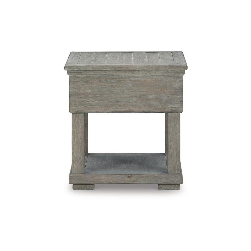 Signature Design by Ashley Casual Moreshire End Table, Light Brown