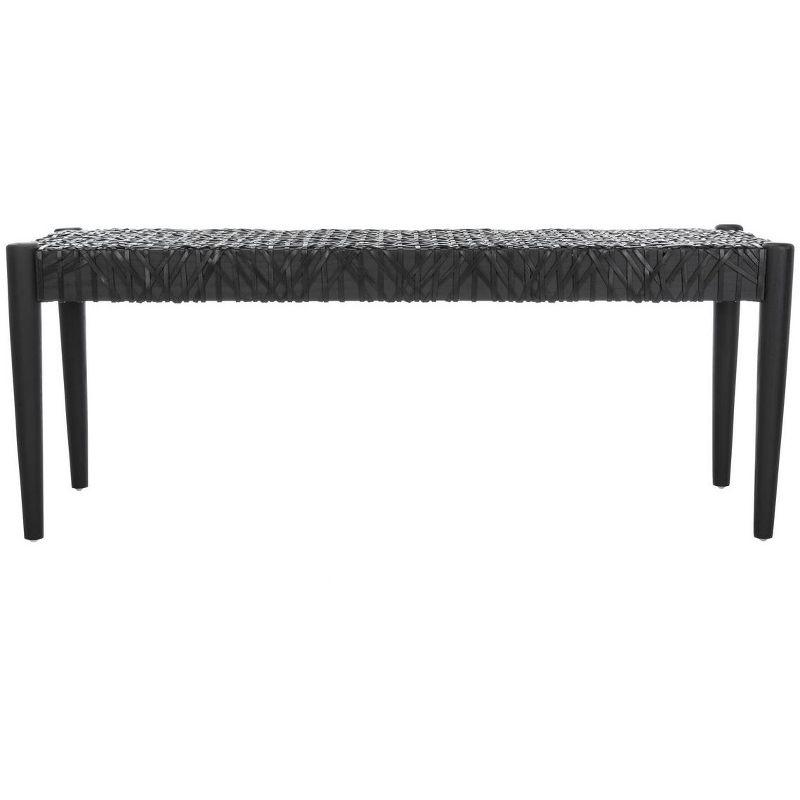 Kazbah 47" Genuine Leather Bench