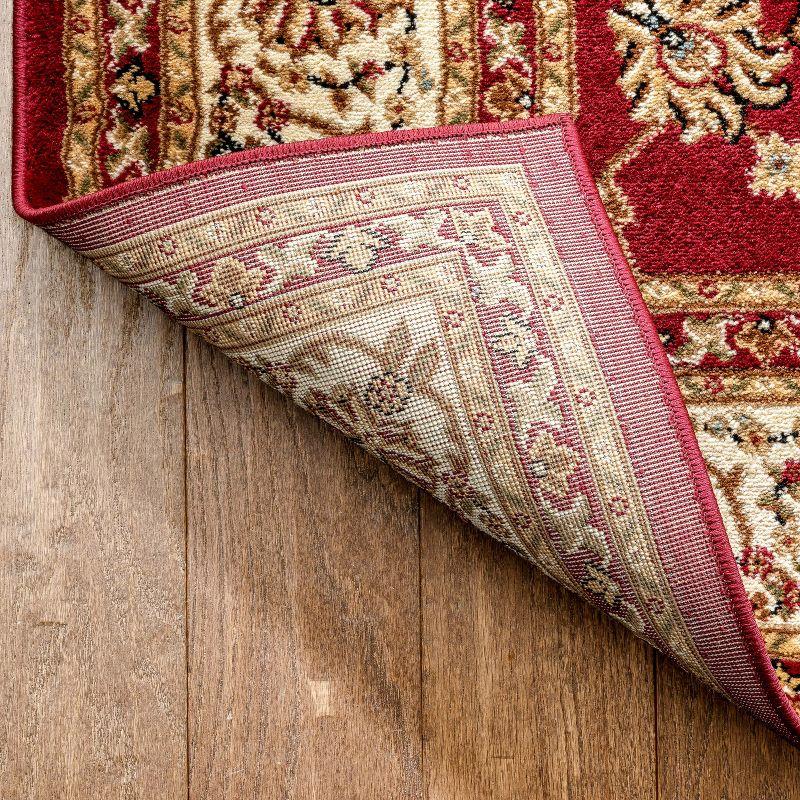 Noble Sarouk Red Persian Floral Oriental Formal Traditional Rug 3x10 ( 2'7" x 9'6" Runner ) Modern Contemporary Transitional Soft Rug