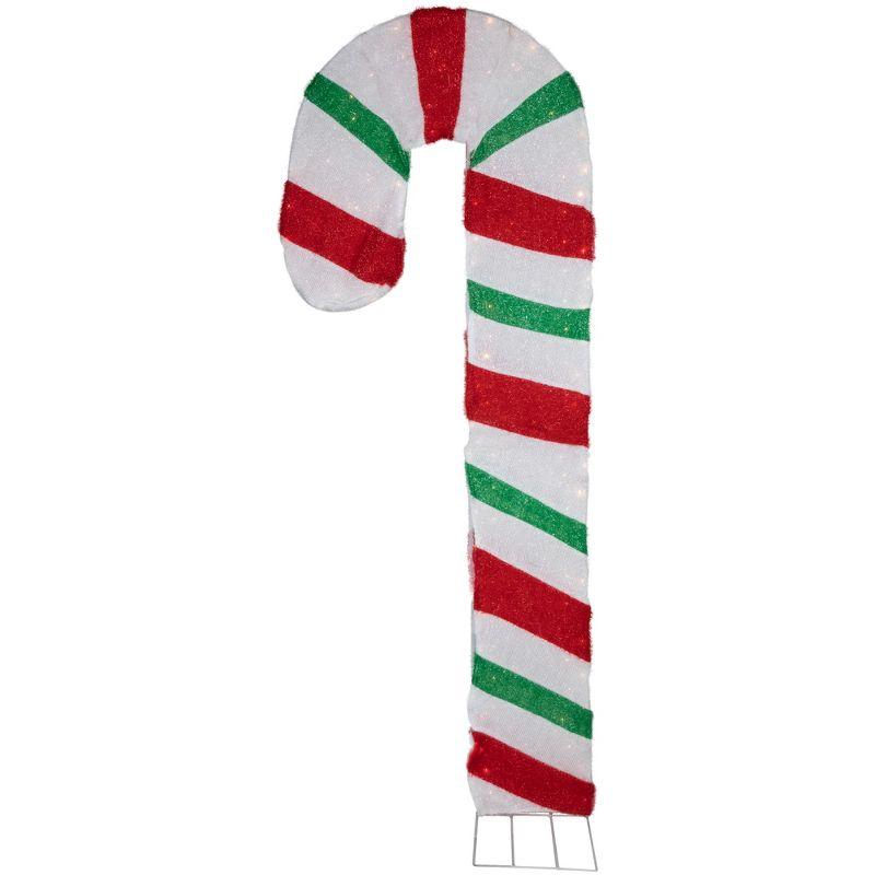 Northlight Seasonal 7' Lighted Double Candy Cane Archway Outdoor Christmas Decoration