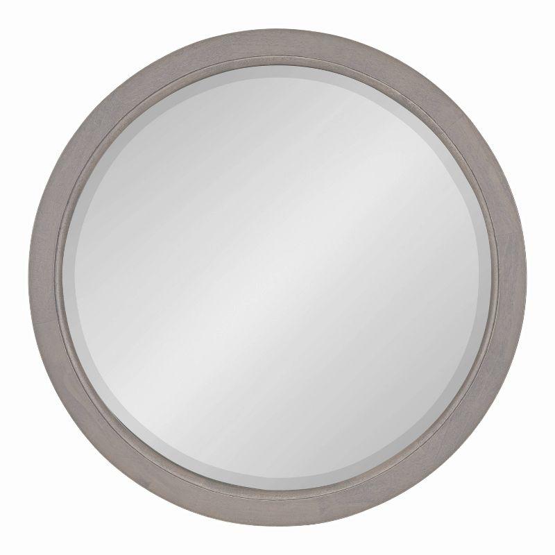 Hogan Round Framed Decorative Wall Mirror - Kate & Laurel All Things Decor