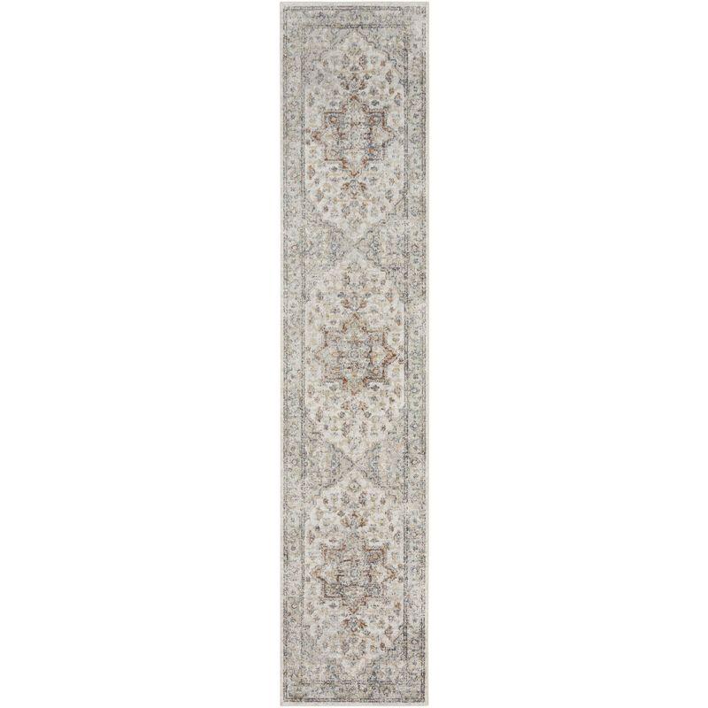 Nourison Washable Astra Vintage Medallion Indoor Flatweave Area Rug