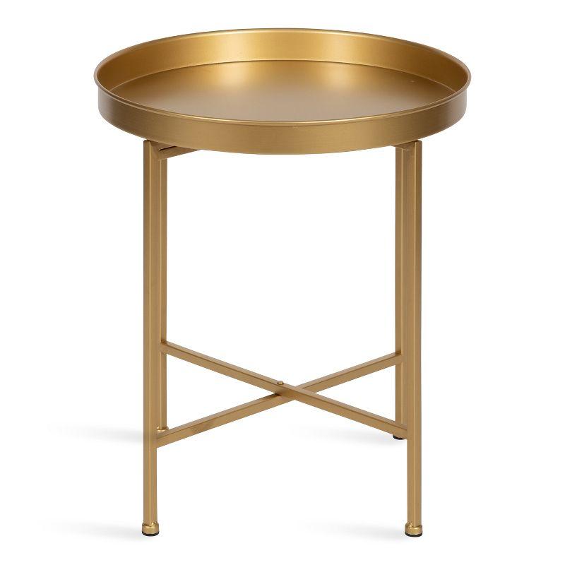 Kate and Laurel Celia Round Metal Side Table