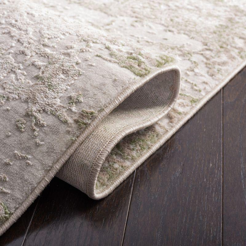 Meadow 500 MDW585 Power Loomed Indoor Area Rug - Beige/Sage - 9'x12' - Safavieh