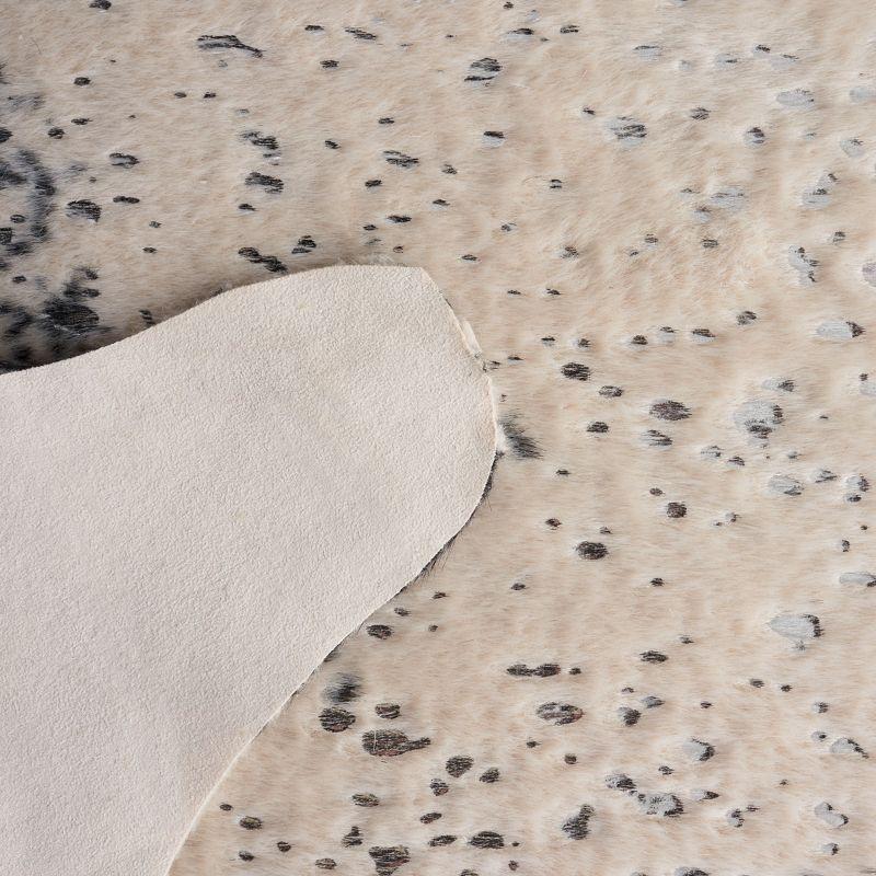 Faux Cowhide FCH207 Power Loomed Indoor Area Rug - Beige/Black - 6'x8' - Safavieh