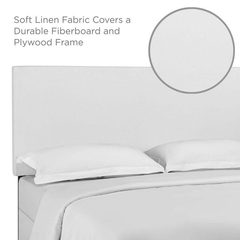 Modway Carson Carrington Stryn Upholstered Linen Fabric Headboard