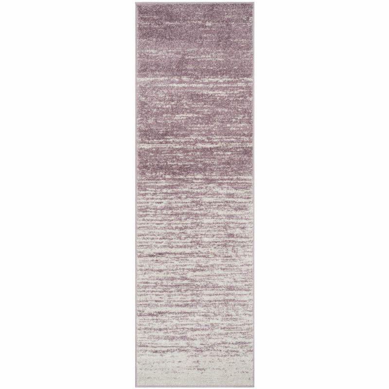 Adirondack ADR113 Machine Made Indoor Runner - Cream/Purple - 2'-6"x6' - Safavieh