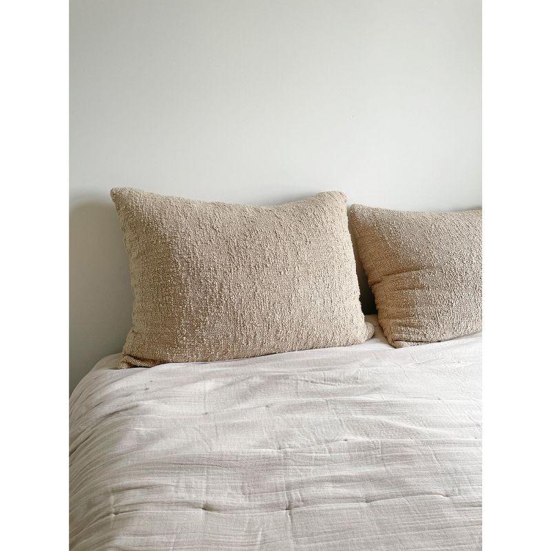 Cotton Reversible Throw Pillow