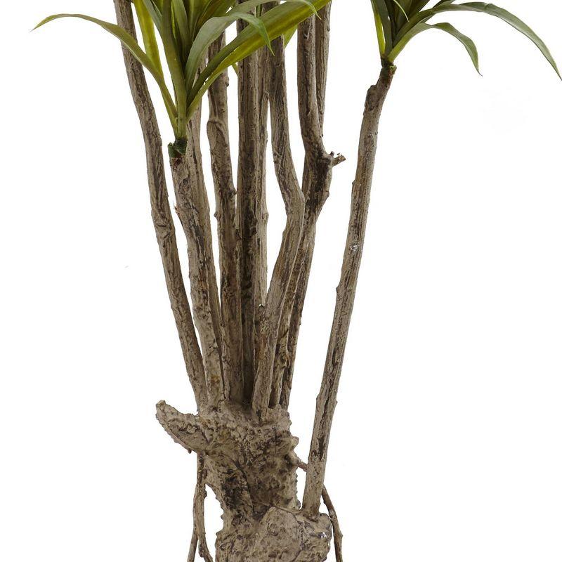 Nearly Natural, Dracaena Silk Tree - (5"): Lush Foliage, Indoor Decor, No Maintenance Required