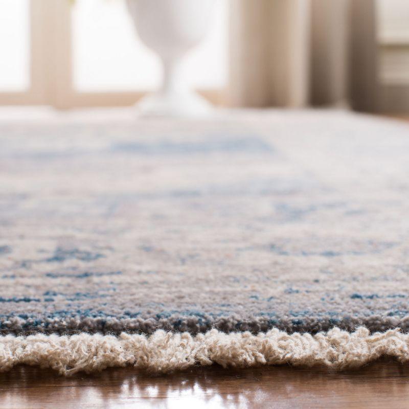 Vintage Persian VTP447 Power Loomed Indoor Area Rug - Grey/Blue - 8'x10' - Safavieh