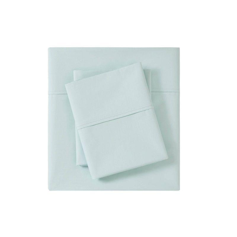 Peached Percale 200 Thread Count Relaxed Cotton Percale Sheet Set