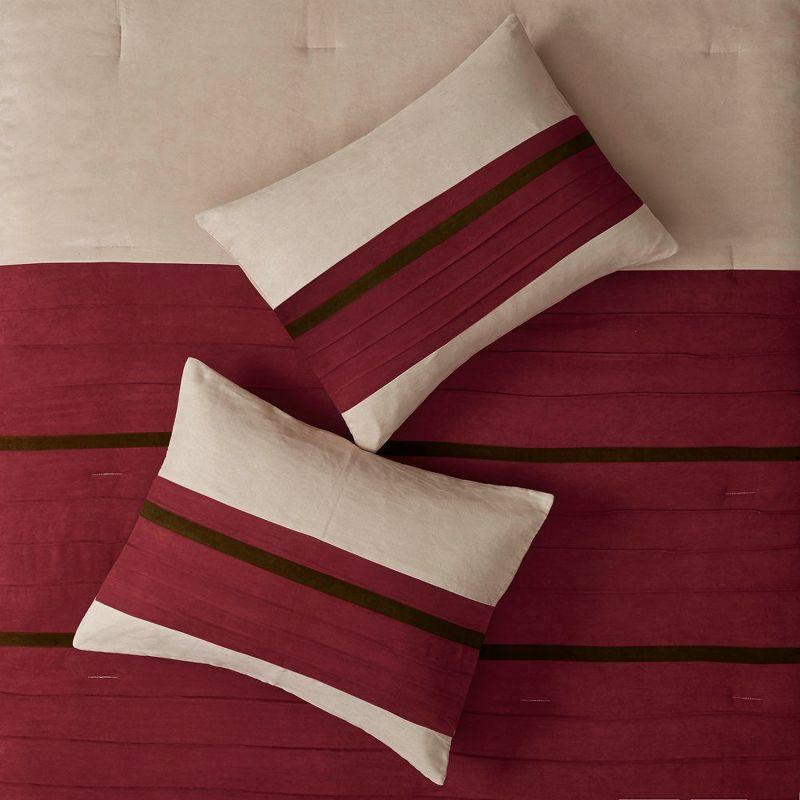 Madison Park Palmer Microsuede 7 Piece Comforter Set