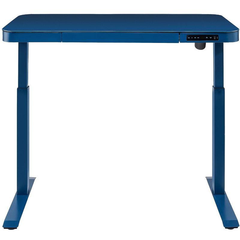 airLIFT 48" W Electric Adjustable Height Tempered Glass Desk