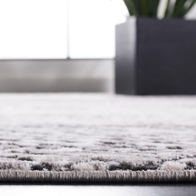 Amelia ALA275 Power Loomed Area Rug - Gray/Charcoal - 6'7"x6'7" - Safavieh.