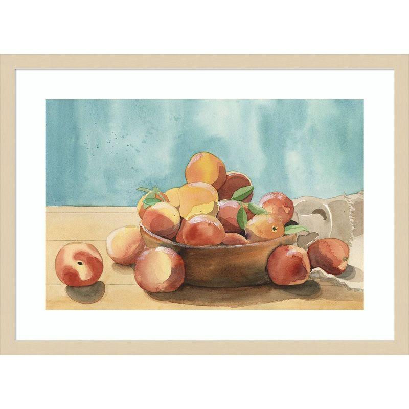 Amanti Art Summer Harvest Bowl I by Alicia Longley Wood Framed Wall Art Print